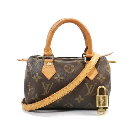 Authentic Louis Vuitton Monogram Mini Sac HL Speedy Nano Bag Vintage Purse Y2K - Picture 2 of 12